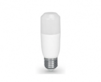 9W Dimmable Frosted LED Stick Lamp - E27 Warm White - Click to enlarge picture.