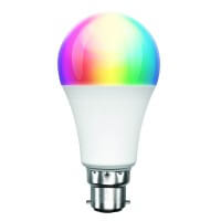 Lamp - B22 (BC) Smart WiFI LED RGB Colour - Click to enlarge picture.