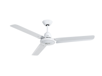 Airflow 3 Blade Aluminium 1200mm Ceiling Fan - White - Click to enlarge picture.