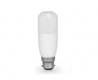 9W Dimmable Frosted LED Stick Lamp - B22 Warm White - Click to enlarge picture.